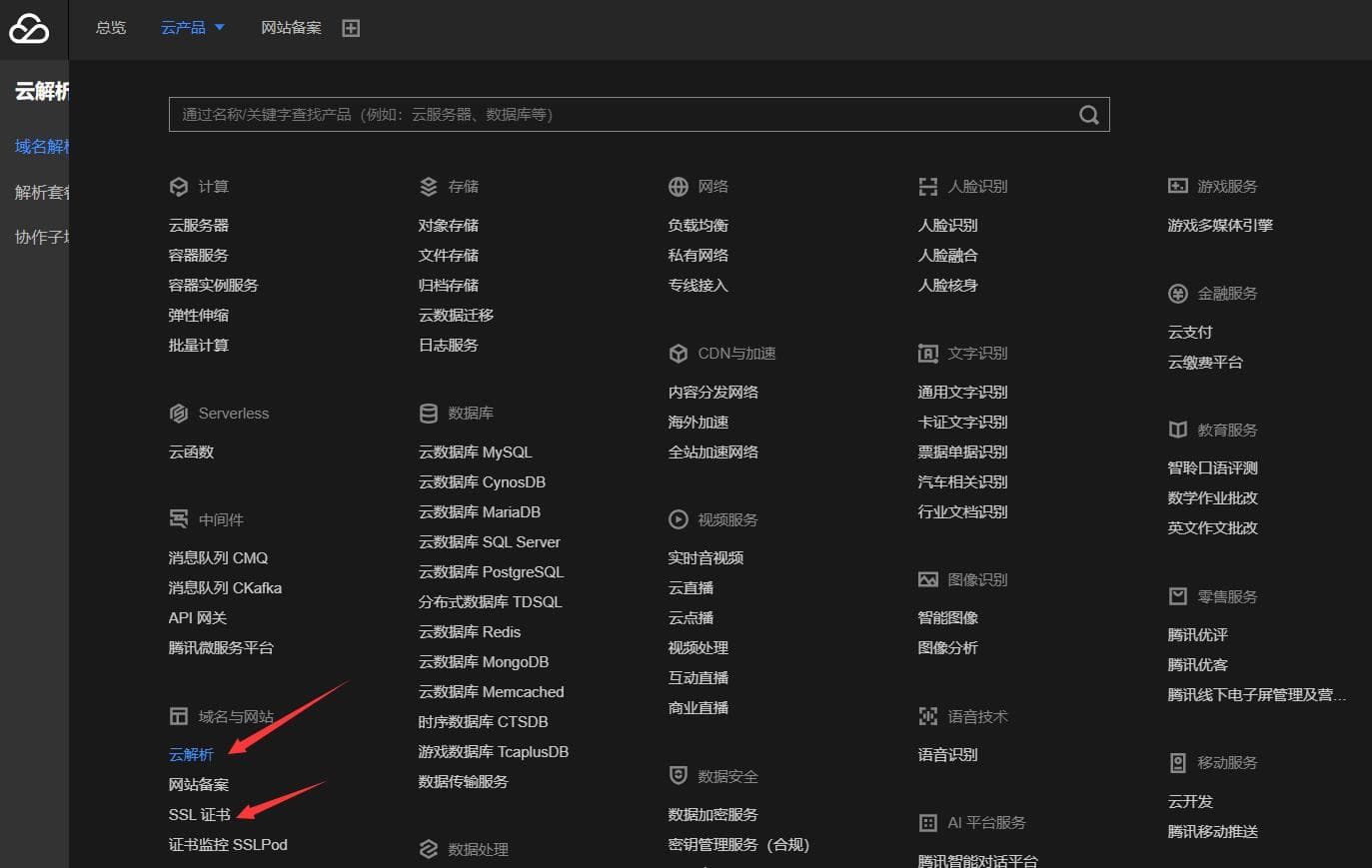 设置域名