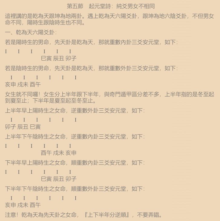 乾六爻变